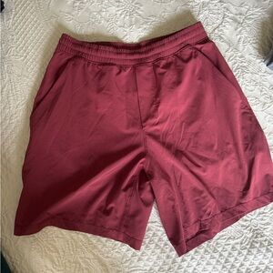 lululemon athletica Men's Burgundy Athletic Shorts